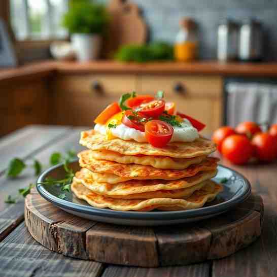 Gluten Free Egg Arepas - Breakfast